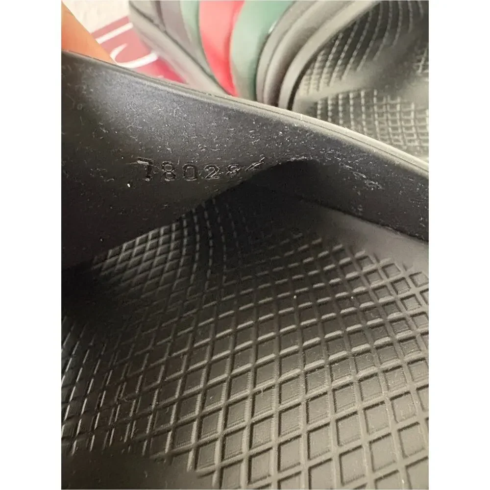 Gucci men’s web slides black 9